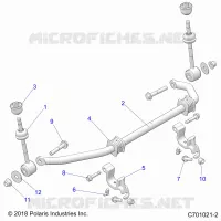 SUSPENSION, FRONT STABILIZER BAR