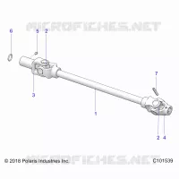 DRIVE TRAIN, FRONT PROP SHAFT