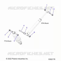 SUSPENSION, SHOCK MOUNTING, REAR SUSP.