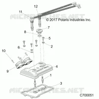 THROTTLE BODY AND VALVE COVER