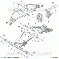 REAR SUSPENSION CONTROL ARM MOUNTING