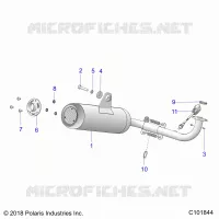 ENGINE, EXHAUST SYSTEM, EVAP