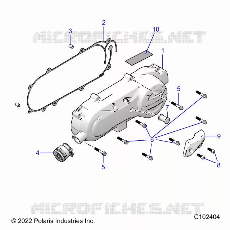 DRIVE TRAIN, CLUTCH COVER AND DUCTING