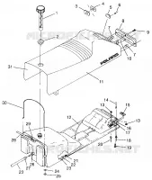 SEAT   GAS TANK SUPER SPORT 0960743 (4932183218A006)