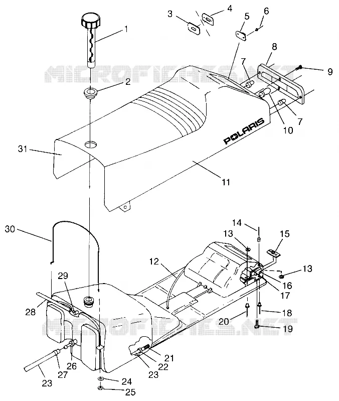 SEAT   GAS TANK SUPER SPORT 0960743 (4932183218A006)