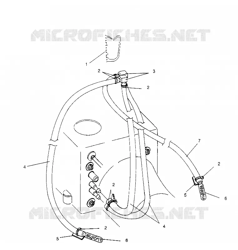 WATER SIPHON SL 750 B954070 (4930523052B009)
