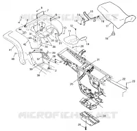 REAR CAB   SEAT XPLORER 300 W97CC28C (4939813981A005)
