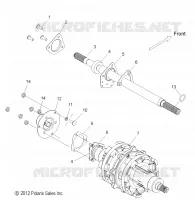 DRIVE TRAIN, JACKSHAFT AND DRIVE SHAFT