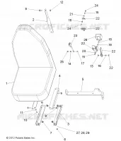 LEFT FIXED BUCKET SEAT 