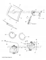 WINDSHIELD, WIPER, WASHER KIT AND MOTOR