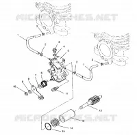 OIL PUMP ASSEMBLY TRAIL 0950761, TRAIL DELUXE 0950262  AND EUROPEAN TRAIL D (4928862886D002)