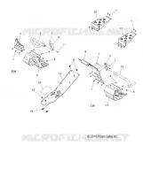 CHASSIS, CLUTCH GUARD AND FOOTRESTS