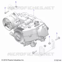 ENGINE, ENGINE AND TRANSMSSION MOUNTING