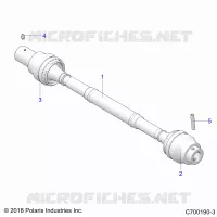 DRIVE TRAIN, FRONT PROP SHAFT
