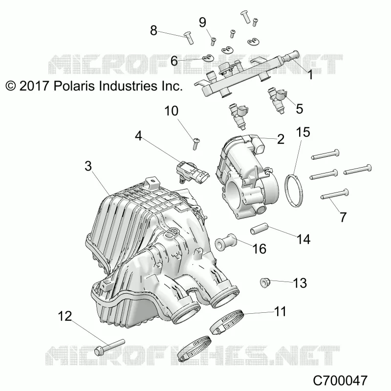 ENGINE, AIR INTAKE MANIFOLD
