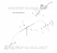 FRONT BRAKE BRAKE LINES