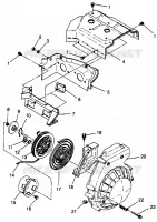 BLOWER HOUSING   RECOIL LITE GT 0973133 AND EUROPEAN LITE GT E973133 (4938253825C010)