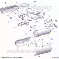ENGINE, EXHAUST SYSTEM