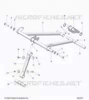 SUSPENSION, FRONT TORQUE ARM
