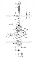 CARBURETOR LITE 0983433 AND LITE DELUXE 0983431 (4941864186C007)