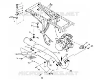 EXHAUST SYSTEM SPORTSMAN 4X4 W948040 (4926842684A010)