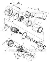 STARTING MOTOR SL 700 B964066 AND  INTL. SL 700 I964066 (4935633563C009)