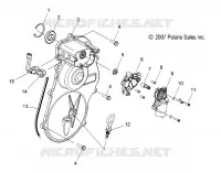 DRIVE TRAIN, GEARCASE COVER