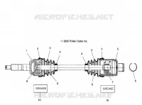 DRIVE REAR SHAFT