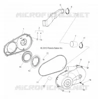 DRIVE TRAIN, CLUTCH COVER