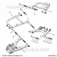 REAR SUSPENSION CONTROL ARMS
