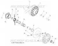 DRIVE TRAIN, SECONDARY CLUTCH
