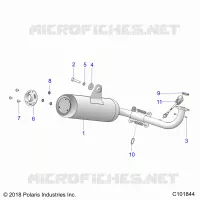 ENGINE, EXHAUST SYSTEM, EVAP