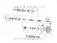 MIDDLE DRIVE ASSEMBLY ASSEMBLY 250 6X6 / W928727 (4922842284027A)