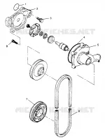 WATER PUMP XLT 0970756, XLT SKS 0970556, AND XLT RMK 0970956 (4937693769C014)