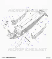 CHASSIS, CLUTCH GUARD, FOOTRESTS, AND RUNNINGBOARDS