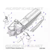 CHASSIS, CLUTCH GUARD/FOOTRESTS/RUNNING BOARDS