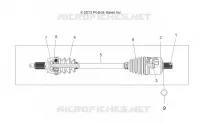 DRIVE TRAIN, DRIVE SHAFT, FRONT