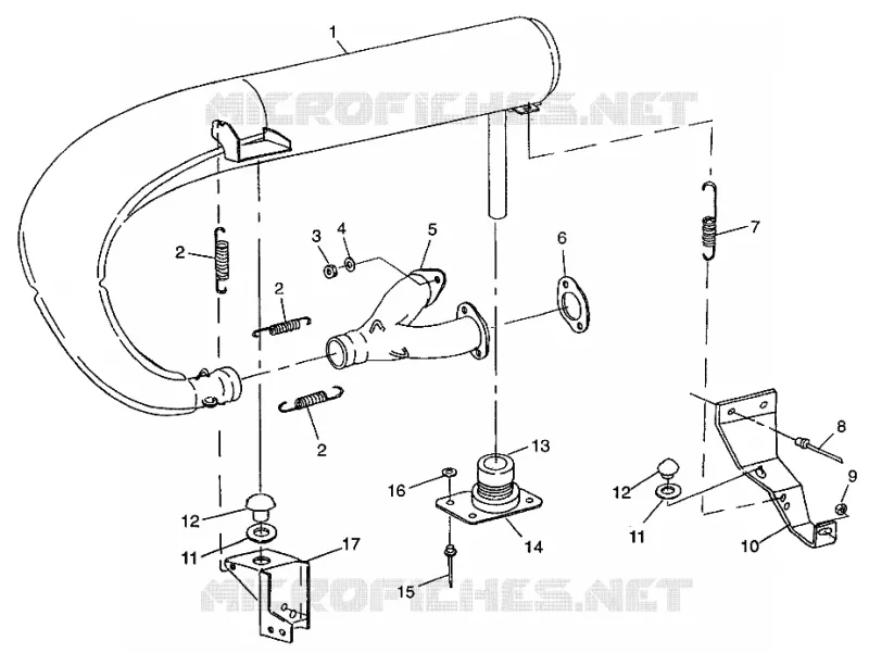 EXHAUST SYSTEM XCF 0971643 (4938613861C002)