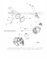 ENGINE, THROTTLE BODY AND FUEL RAIL