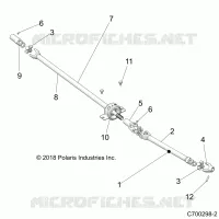 DRIVE TRAIN, FRONT PROP SHAFT