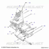 DRIVE TRAIN, MAIN GEARCASE MOUNTING