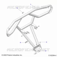 REAR BODYWORK BUMPER, TRAIL