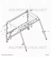CHASSIS, CAB FRAME AREA, AND BRAKE EDGE COVER