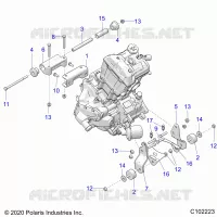 ENGINE, MOUNTING