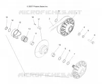 DRIVE TRAIN, SECONDARY CLUTCH