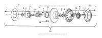 DRIVEN CLUTCH ULTRA SKS 0960578, EUROPEAN ULTRA SKS E960578,  AND ULTRA RMK (4931683168C004)