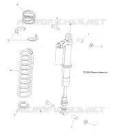 FRONT SUSPENSION SHOCK MOUNTING