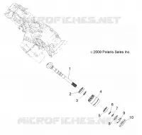 DRIVE TRAIN, MAIN GEARCASE OUTPUT SHAFT