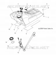 FUEL SYSTEM, FUEL TANK ASM.