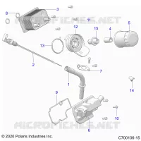 ENGINE, DIPSTICK & OIL FILTER